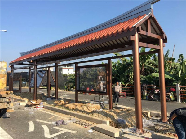 福建漳州仿古公交站臺